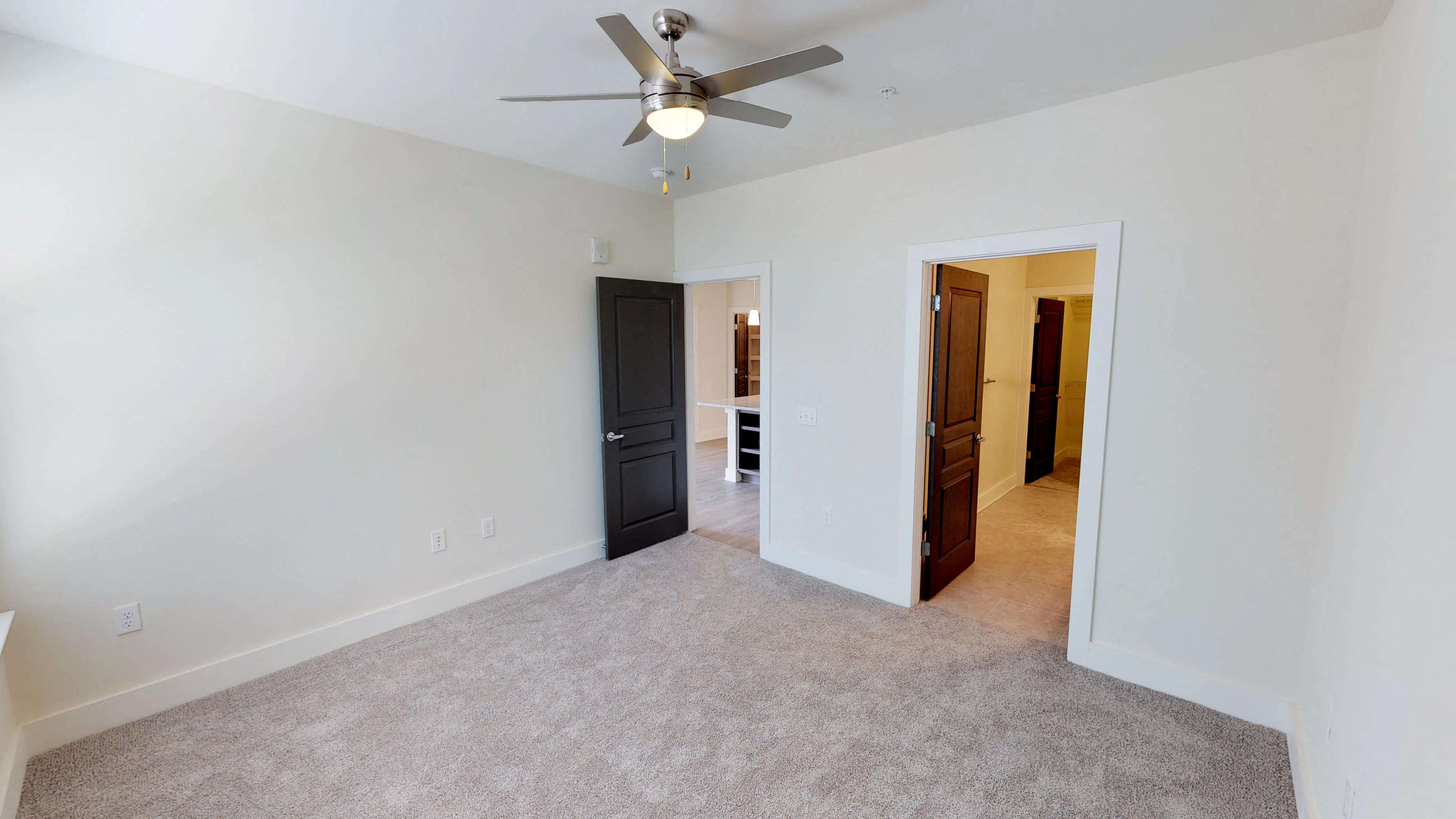 Bedroom With Ceiling Fan, at The Kirkwood, Atlanta, GA
